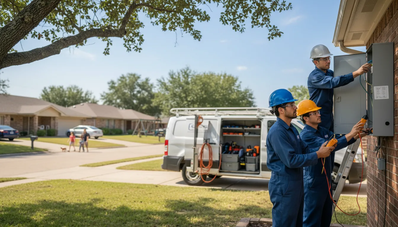 Certified electrician providing emergency electrical services in Gosnell, AR